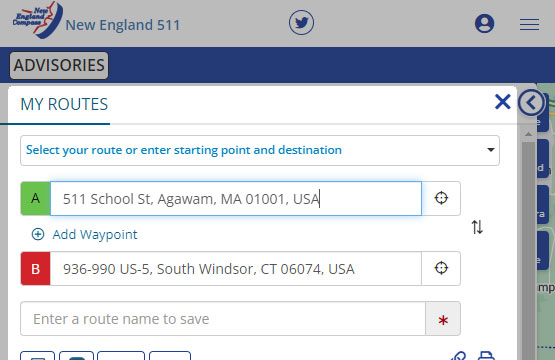 New England 511511 Traffic Commuter Information
