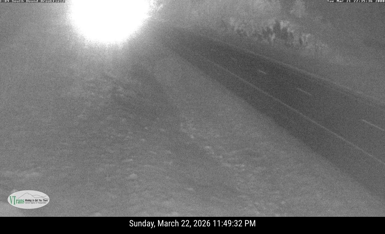 BROOKFIELD I-89 NB South live webcam