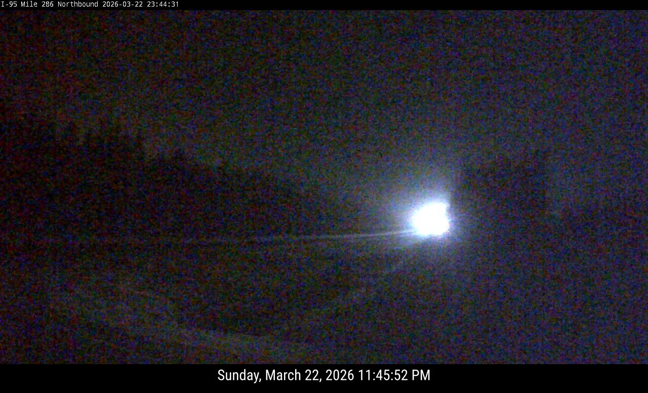 I-95 Mile 286 NB (Oakfield) live webcam