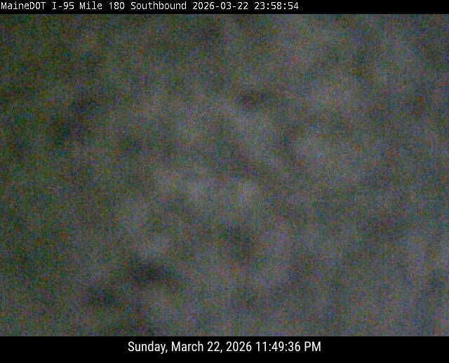I-95 Mile 180 SB (Hermon) live webcam
