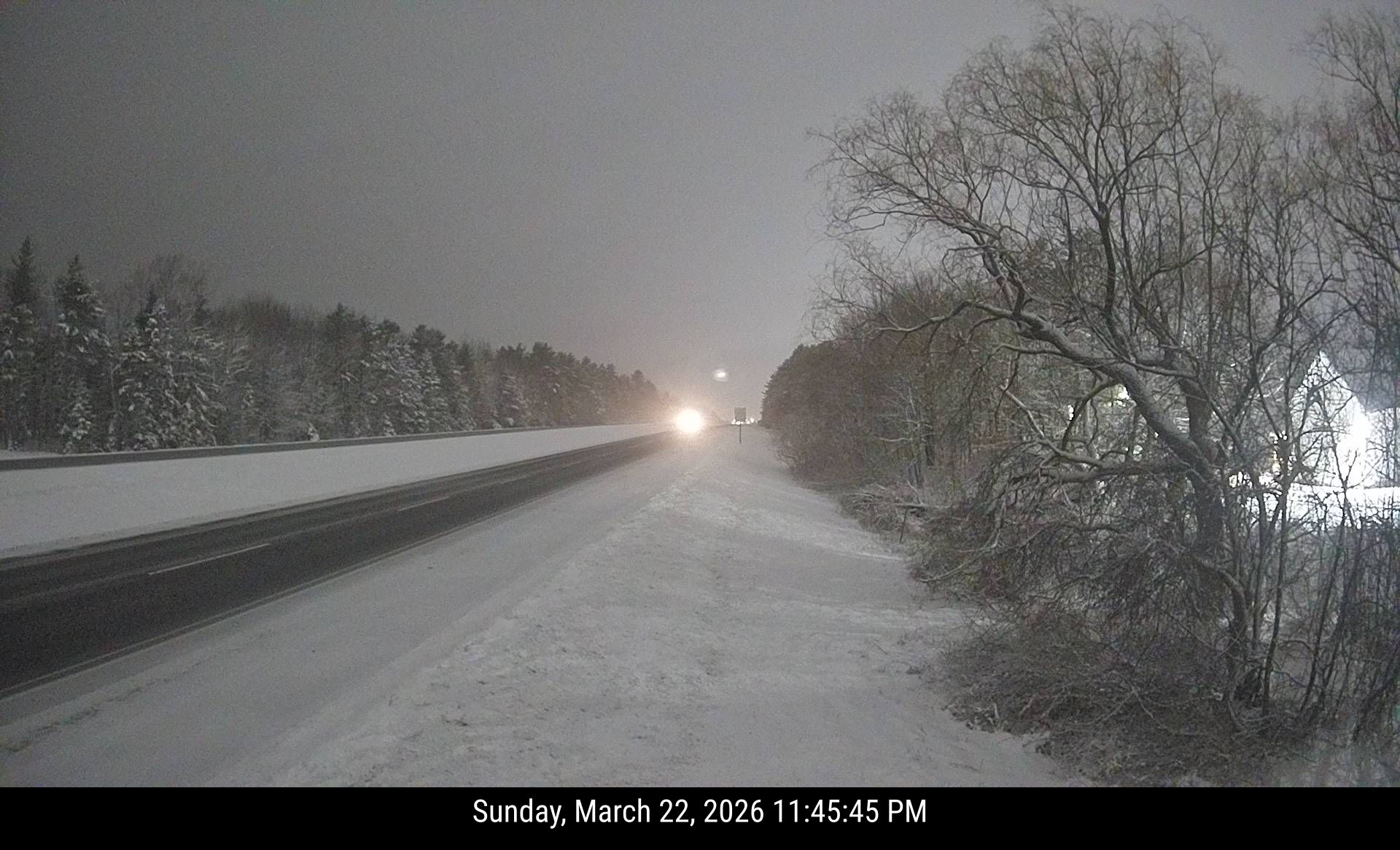 I-95 Mile 182 SB (Bangor) live webcam