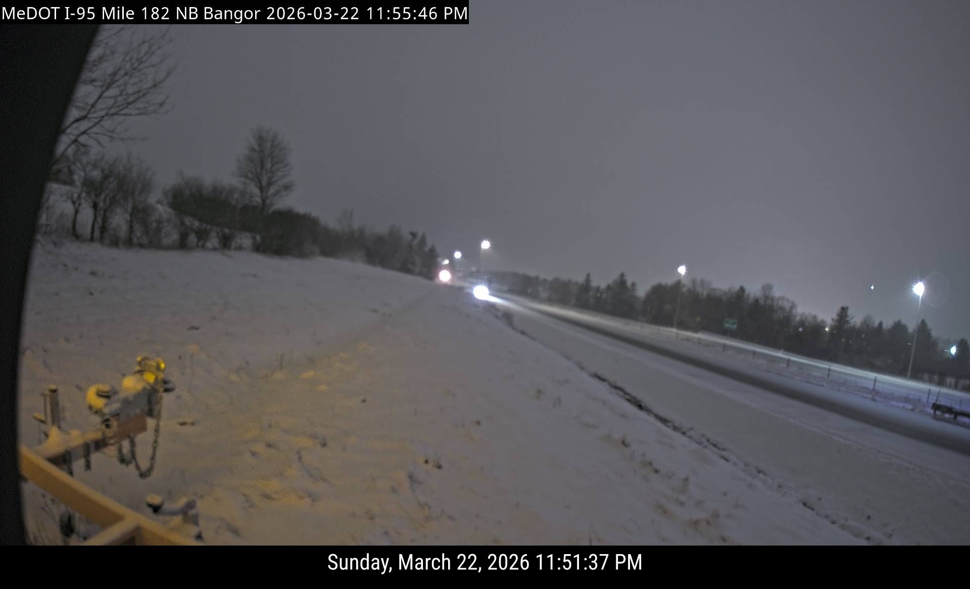 I-95 Mile 182 NB (Bangor) live webcam