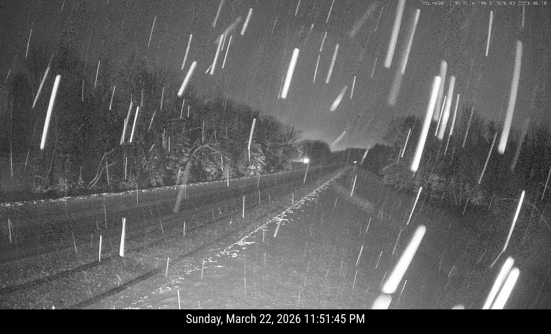 I-95 Mile 191 SB (Orono) live webcam