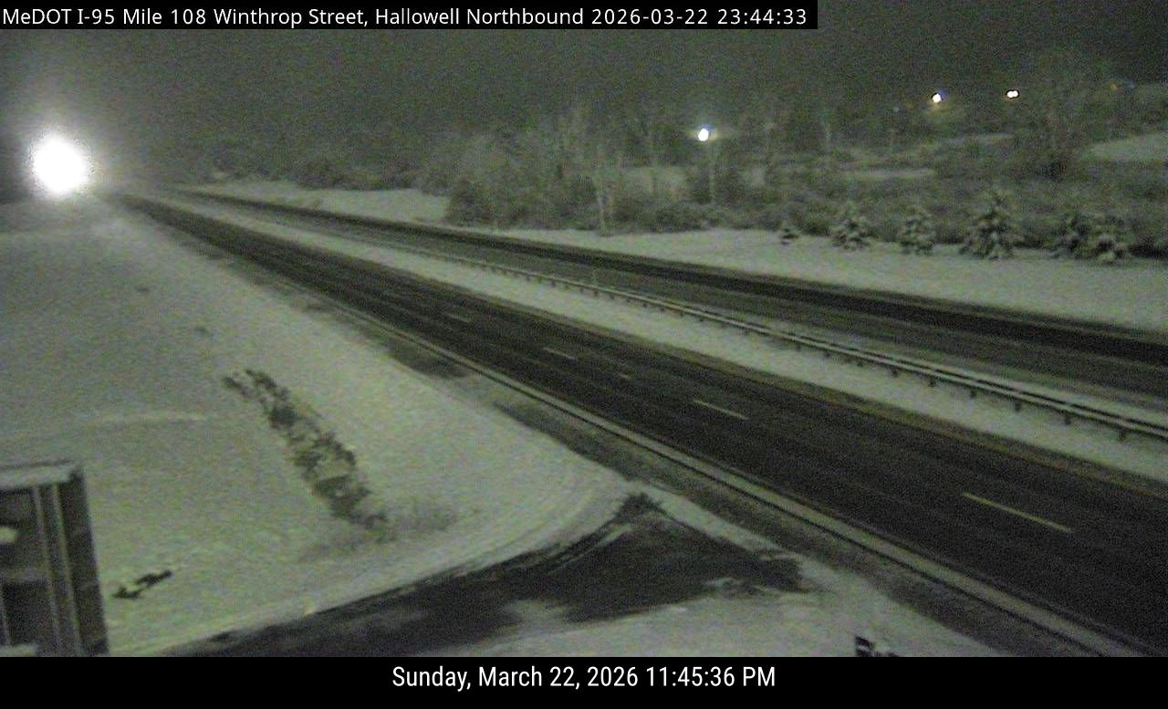 I-95 Mile 108 NB (Augusta) live webcam