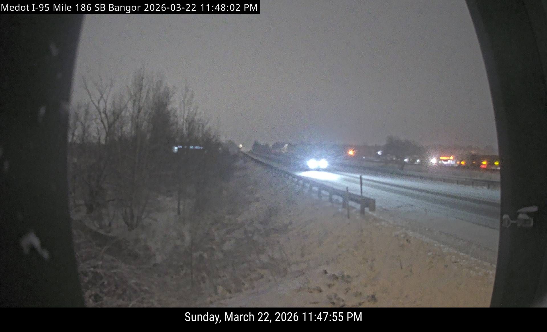 I-95 Mile 186 SB (bangor New) live webcam