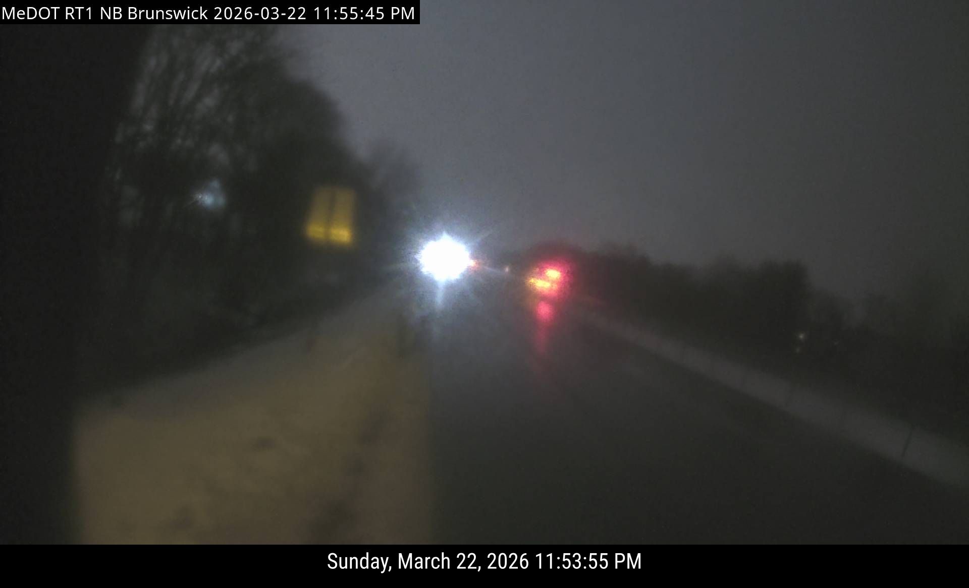 RT1 Mile 77 NB (Brunswick) live webcam