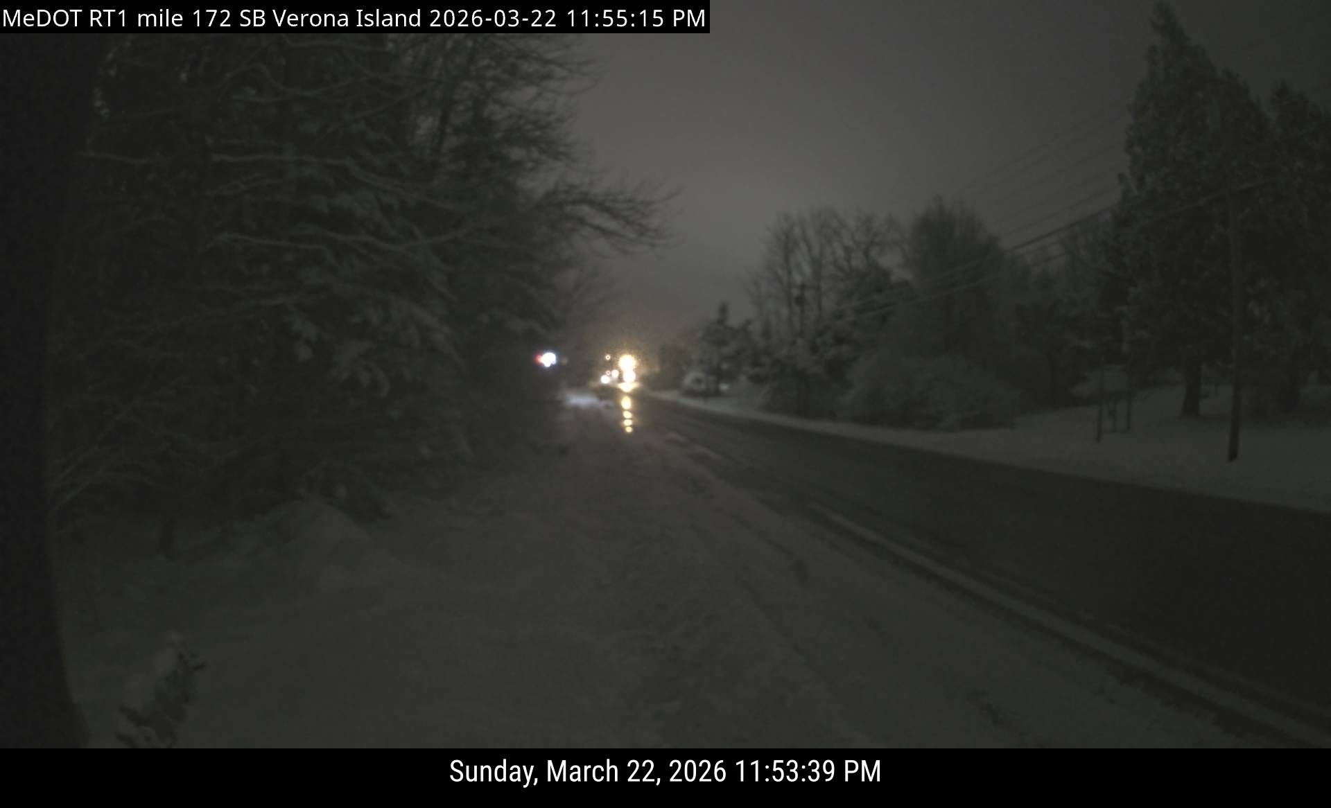 RT1 Mile 172 SB (Verona Island) live webcam