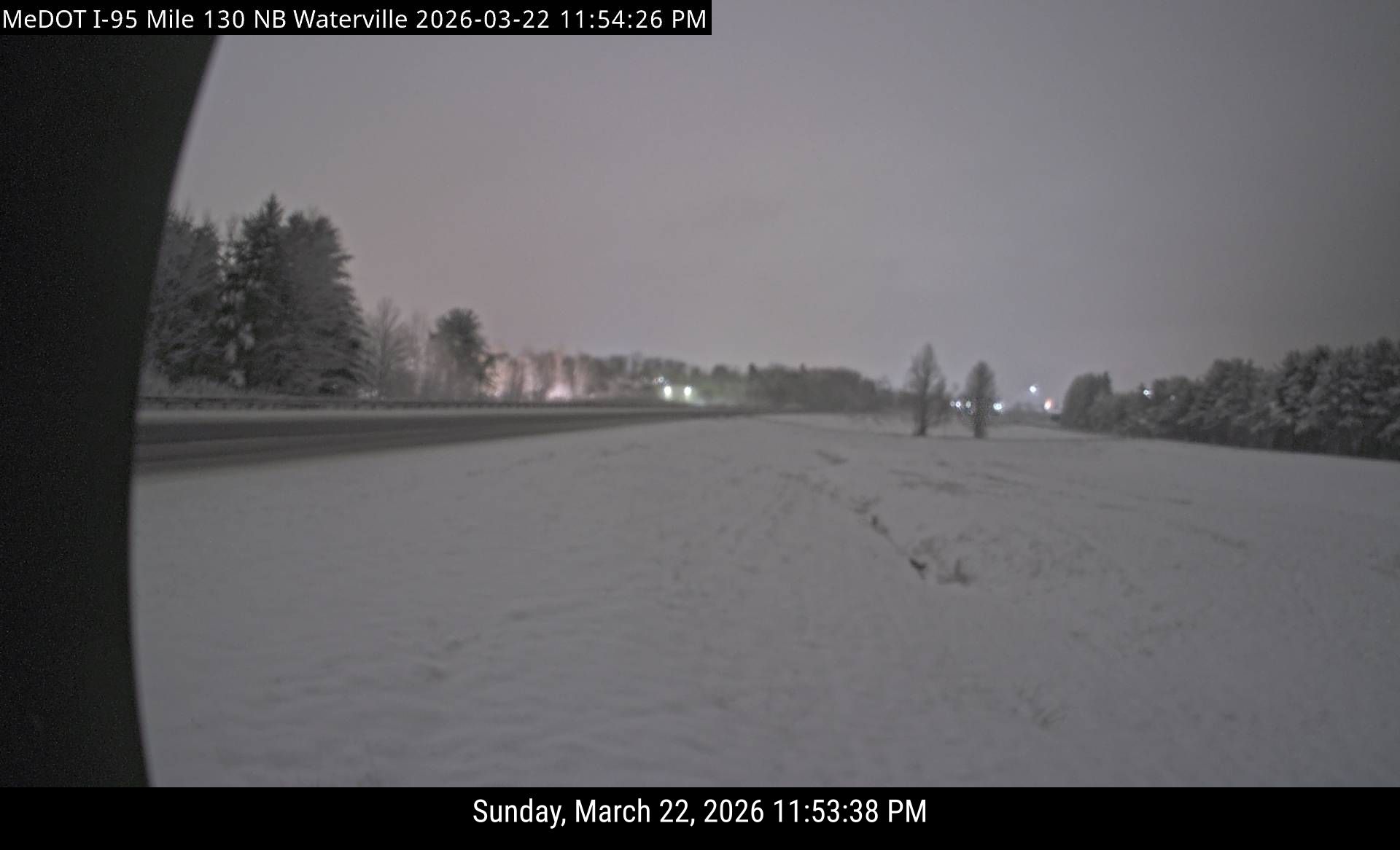 I-95 Mile 130 NB (Waterville New) live webcam
