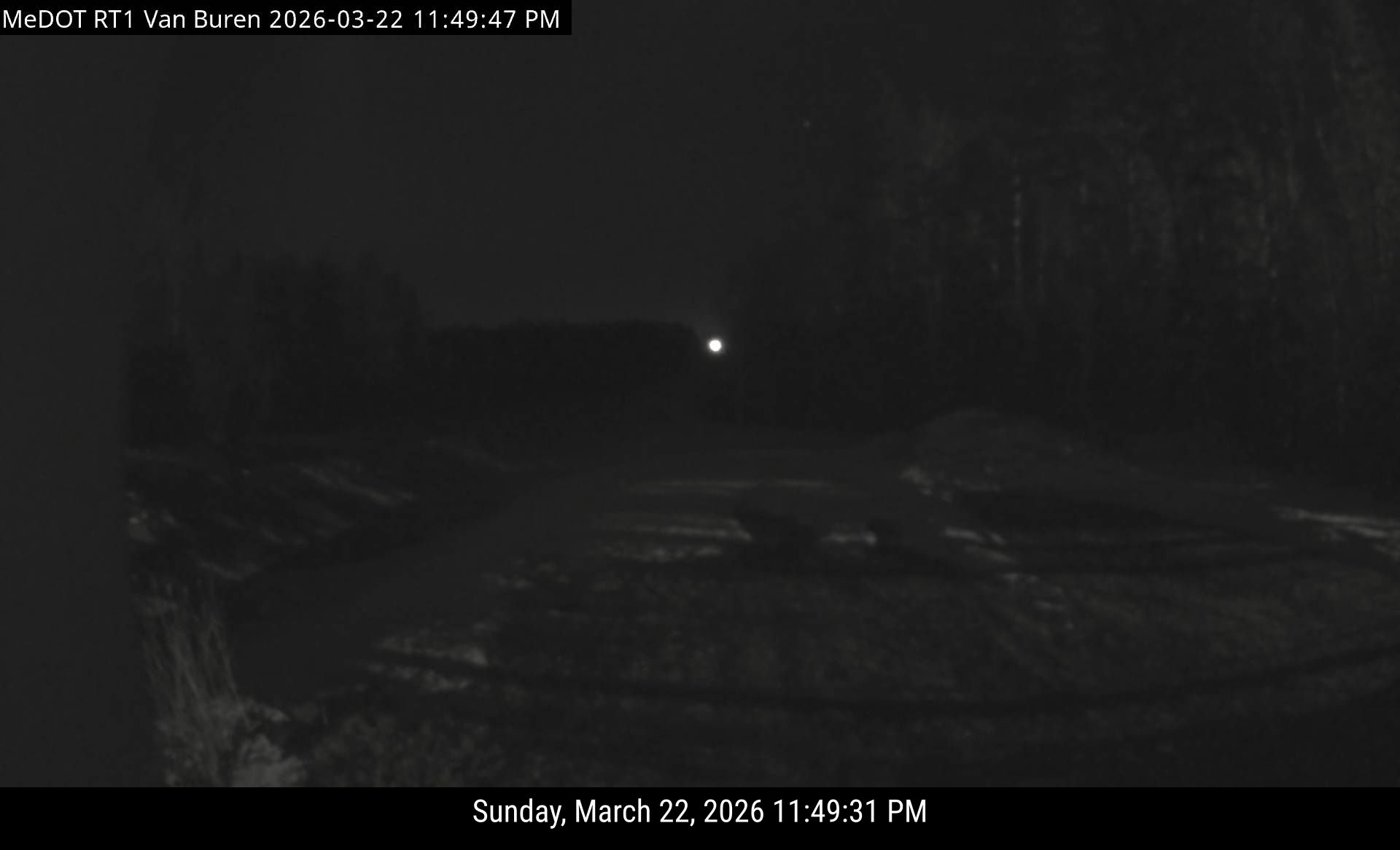 Rt1 Mile 480 SB (Van Buren) live webcam