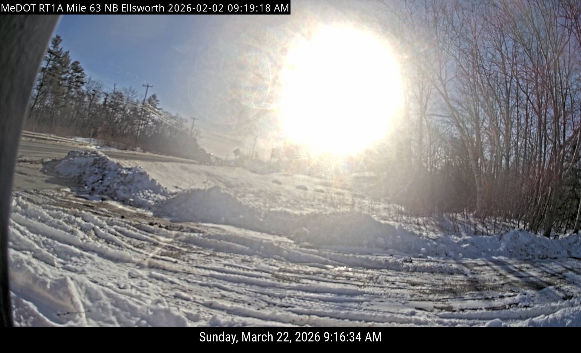 RT1A Mile 63 NB (Ellsworth) live webcam