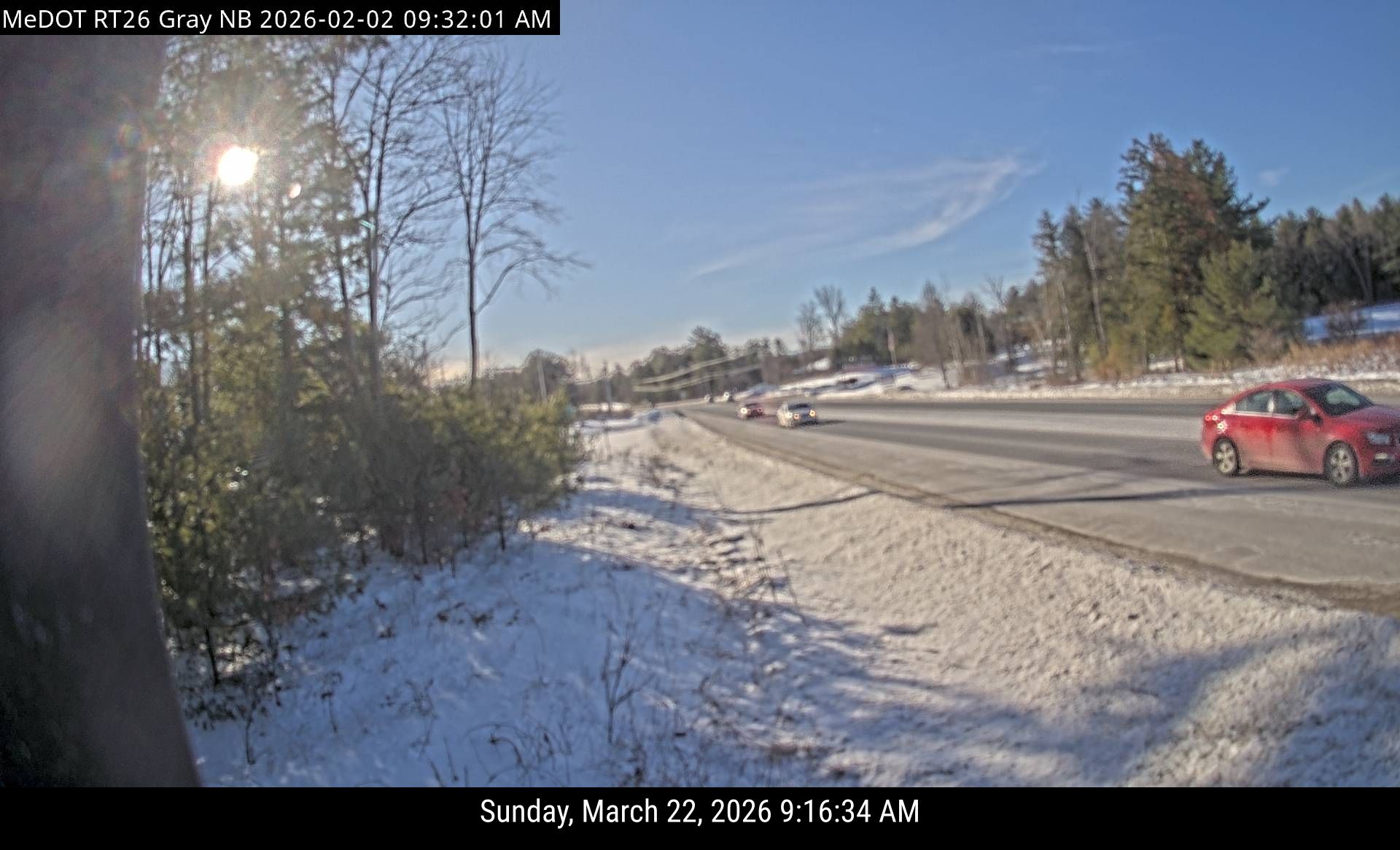 RT26 Mile 17 NB (Gray) live webcam