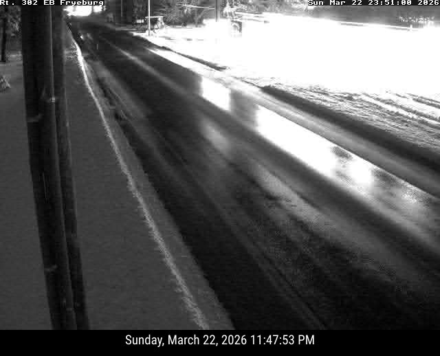 Maine DOT - Rt. 302 EB Fryeburg RWIS live webcam