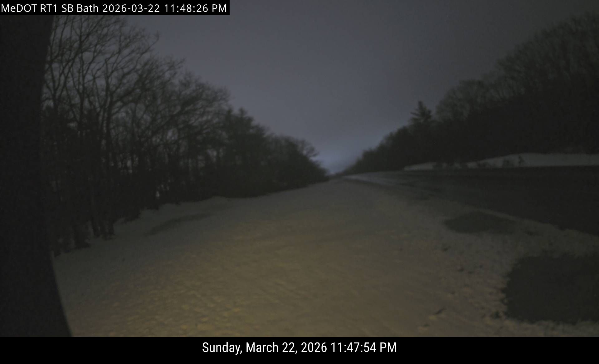 RT1 Mile 6.7 SB Bath live webcam