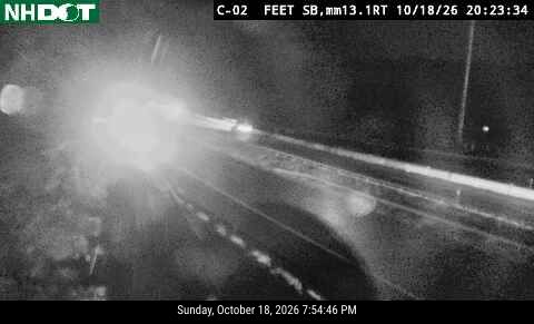 Everett Turnpike & Merrimack MM 13.1 traffic camera, Merrimack, New Hampshire