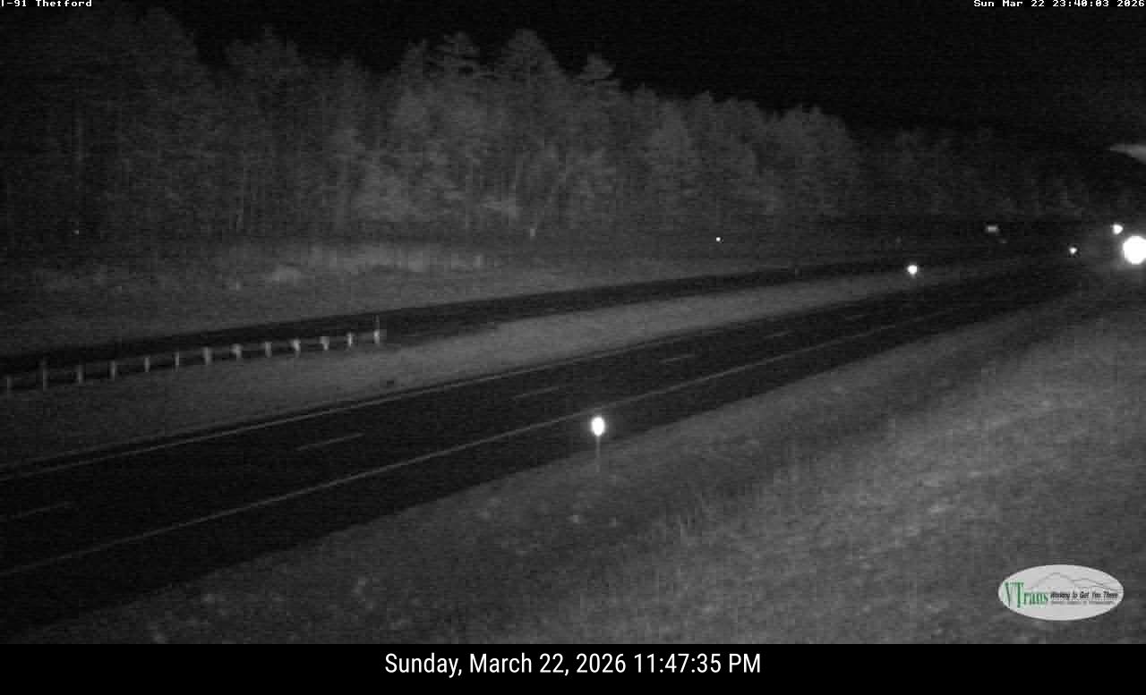 THETFORD I-91 North live webcam