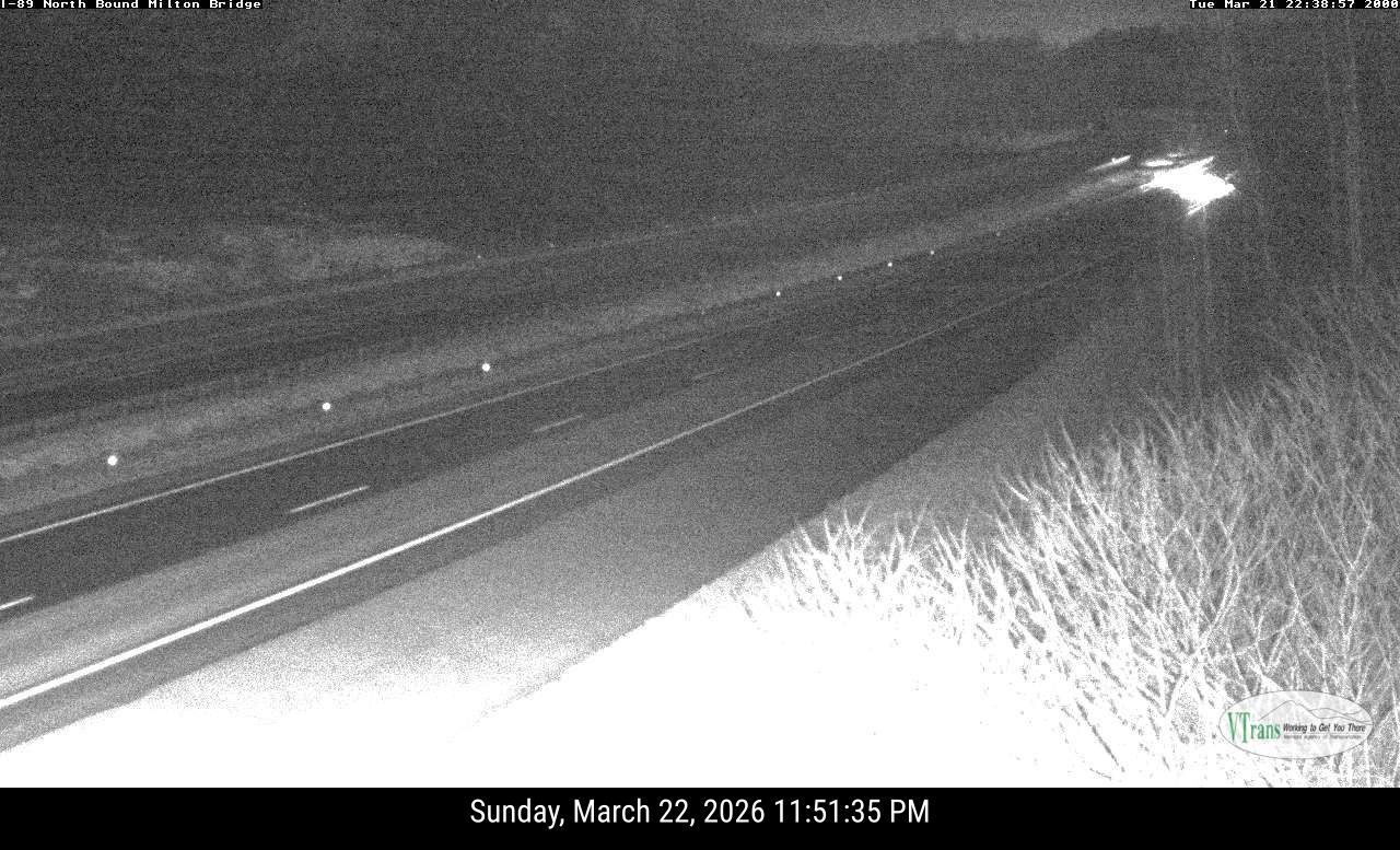 MILTON BRIDGE I-89 NB North live webcam