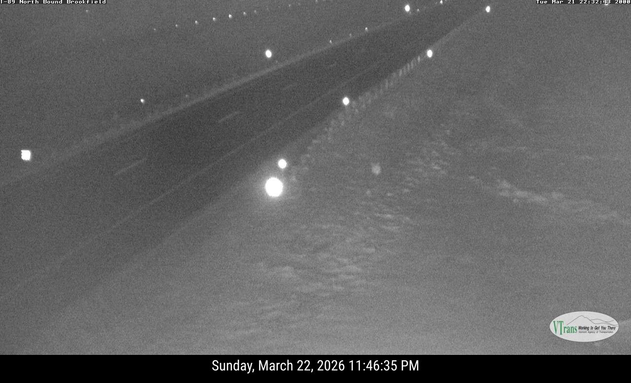 BROOKFIELD I-89 North live webcam